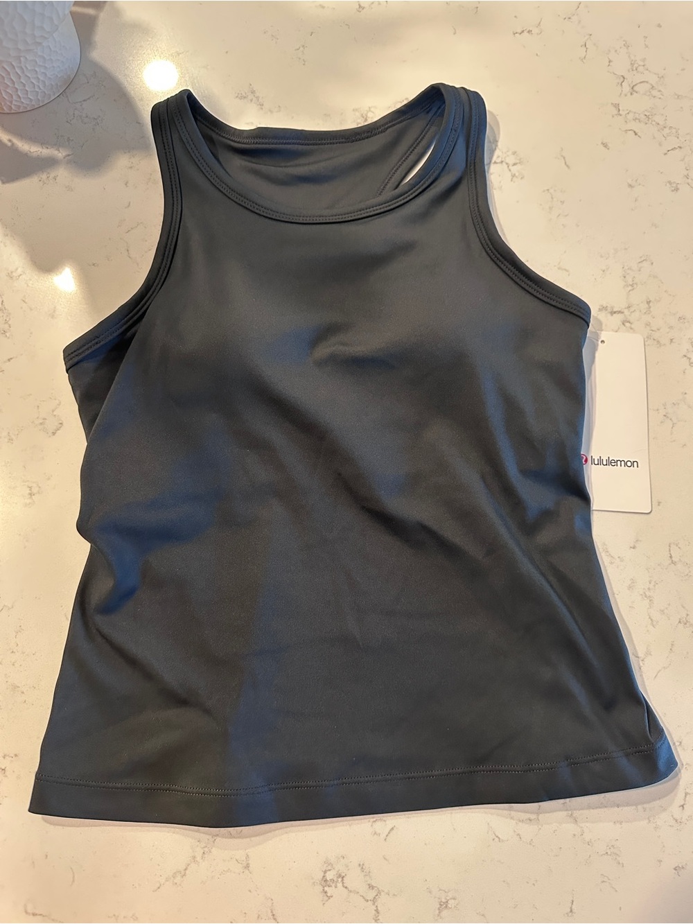 lululemon athletica Women's Black Athletic Tank Top